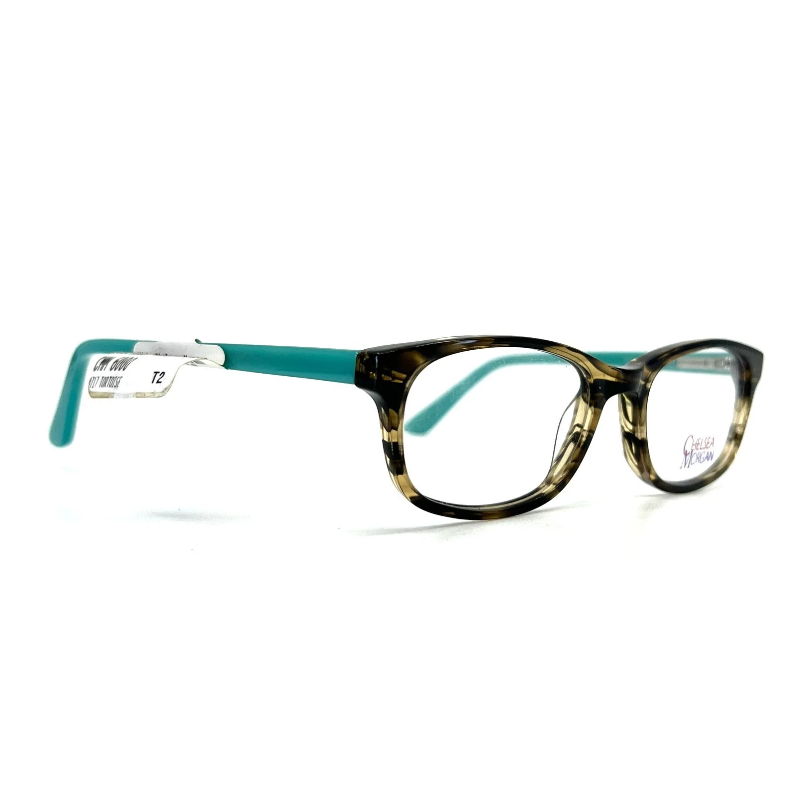 Chelsea Morgan CMM 6000 TO Green Tortoise Kids Eyeglasses Frames 47[]17 130 mm 3