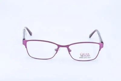 Chelsea Morgan CMM7000 Purple Browline Girls Full Rim 47-15-130 Eyeglass 2