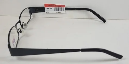 Chelsea Morgan eyeglass frames CM m908 Navy 46 16 135 with demo lenses 3