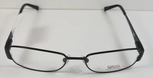 Chelsea Morgan eyeglass frames cm0018 in Black with demo lenses. 1