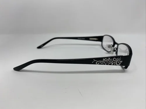 CHELSEA MORGAN EYEGLASSES FRAME CM 0016 BK 51-17-135 BLACK QL57 3