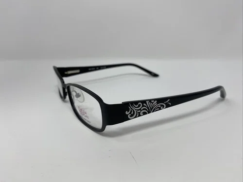 CHELSEA MORGAN EYEGLASSES FRAME CM 0016 BK 51-17-135 BLACK QL57 4
