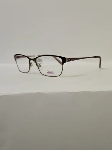 Chelsea Morgan Eyeglasses Frames CM 5005 52-16-135 Brown Rose 2