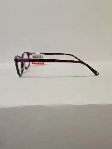 Chelsea Morgan Eyeglasses Frames CM 6012 52-17-140 Purple Confetti 3
