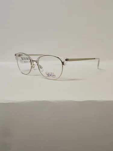 Chelsea Morgan Eyeglasses Frames CMP 20201 48-17-140 Crystal 2