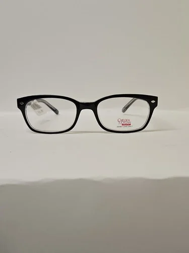 Chelsea Morgan Eyeglasses Frames CMP 5000 49-17-130 Black Crystal