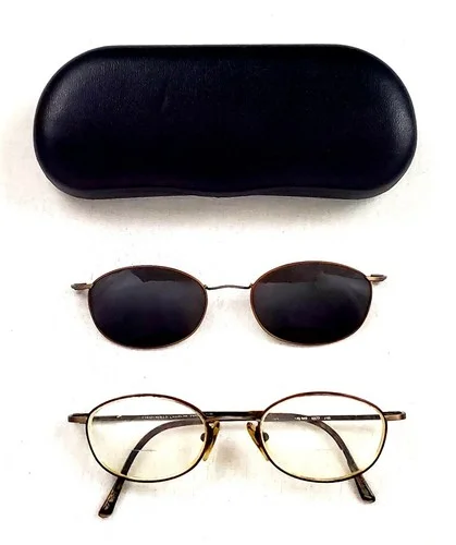 Chesterfield Adult Eyeglasses Frames & Magnetic Sunglasses & Case