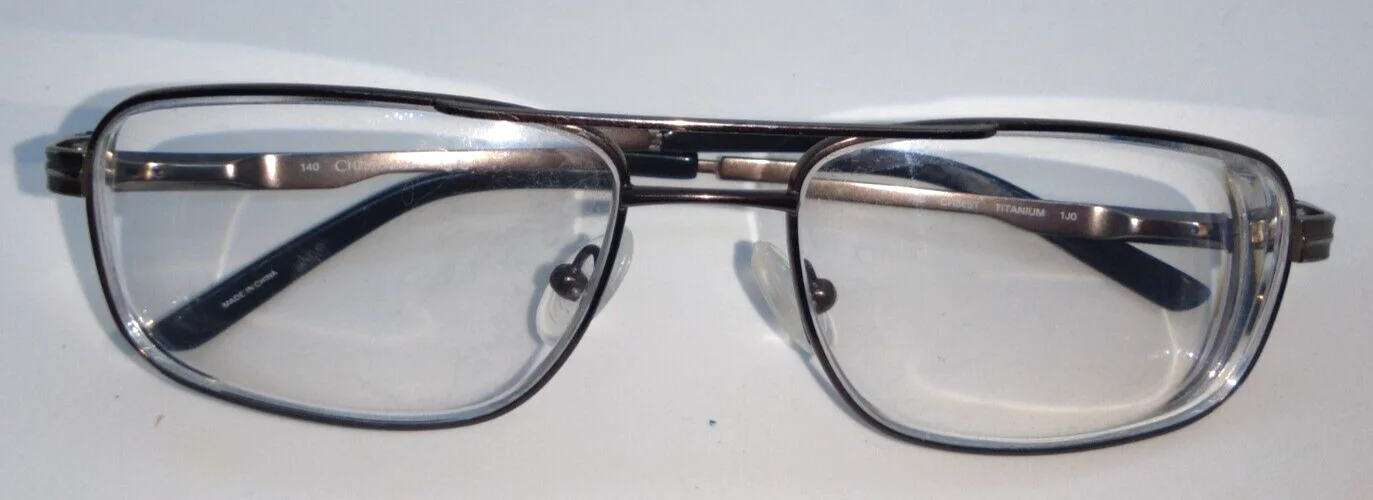 Chesterfield Aviator Eyeglass Frames CH 866 T 1J0 Titanium Gunmetal 56-17-140 4