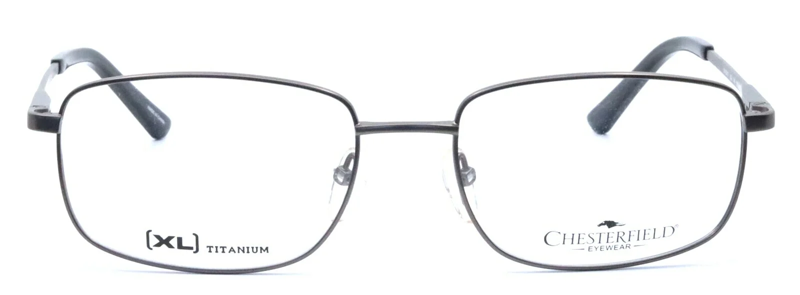 Chesterfield CH73XL/T JCA Bakelite Gray Mens Titanium Eyeglasses 56-18-145 2