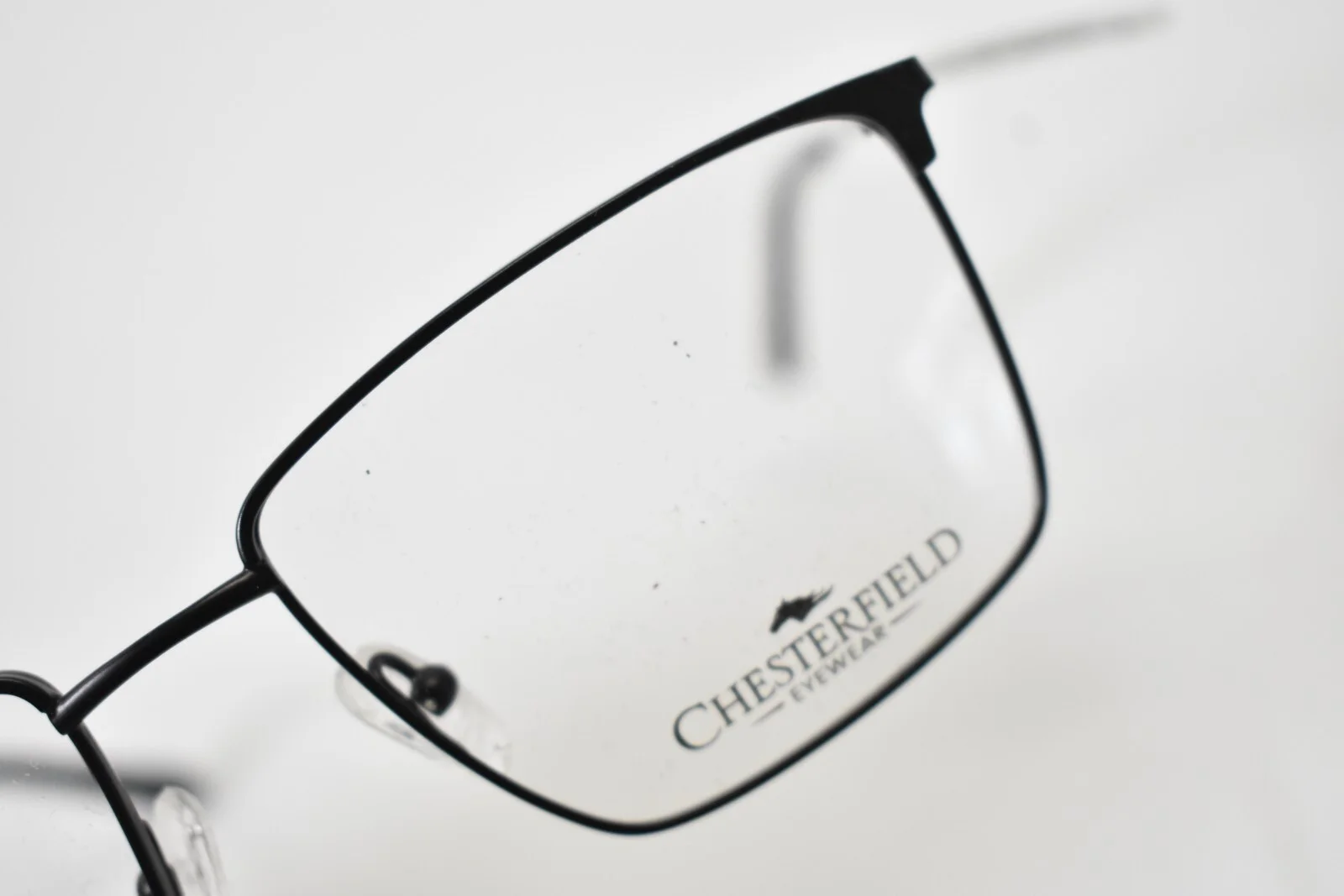 Chesterfield Eyewear XL eyeglasses CH102XL 003 145 Blank Clear Lens Black Frame 2