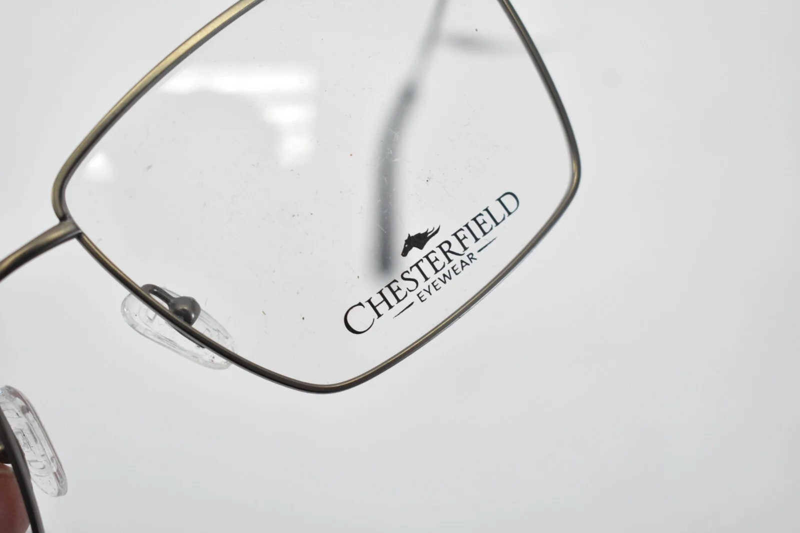 Chesterfield Eyewear XL eyeglasses CH102XL TZ2 150 Blank Clear Lens Gray Frame 3
