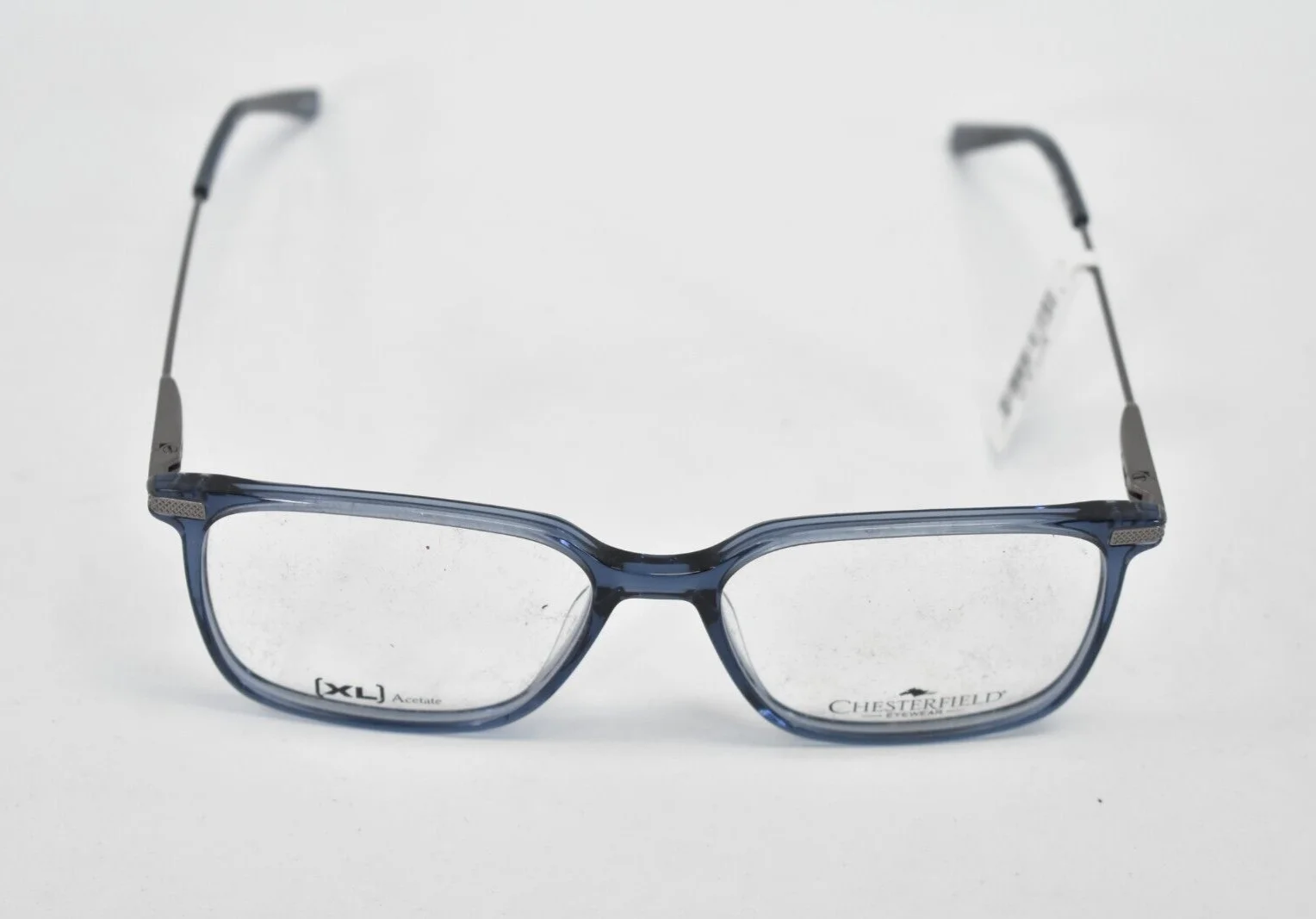 Chesterfield Eyewear XL Eyeglasses CH103XL OXZ 150 Blank Clear Lens Blue Frame