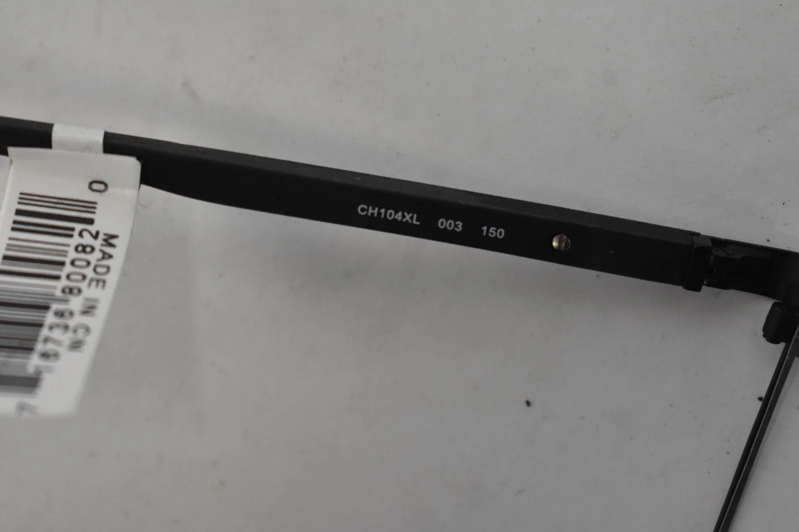 Chesterfield Eyewear XL Eyeglasses CH104XL 003 150 Blank Clear Lenses Black 3