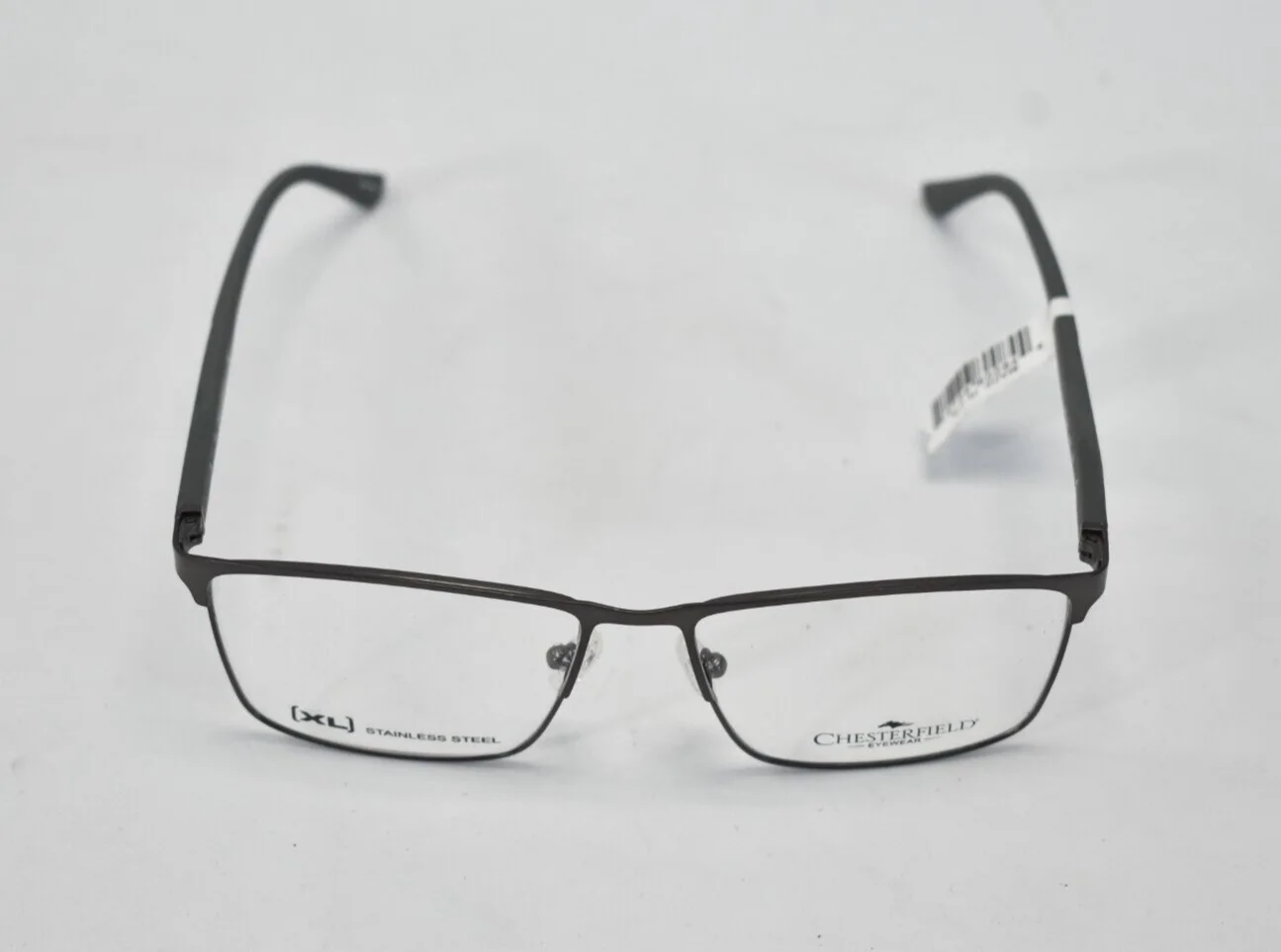 Chesterfield Eyewear XL eyeglasses CH104XL FRE 150 Blank Clear Lens Gray Frame