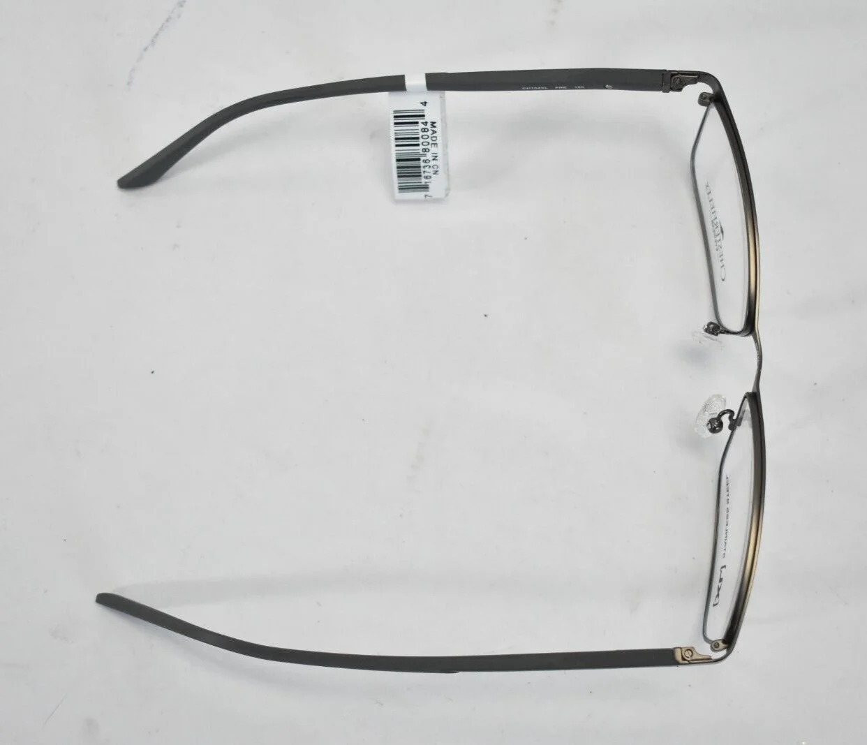 Chesterfield Eyewear XL eyeglasses CH104XL FRE 150 Blank Clear Lens Gray Frame 3