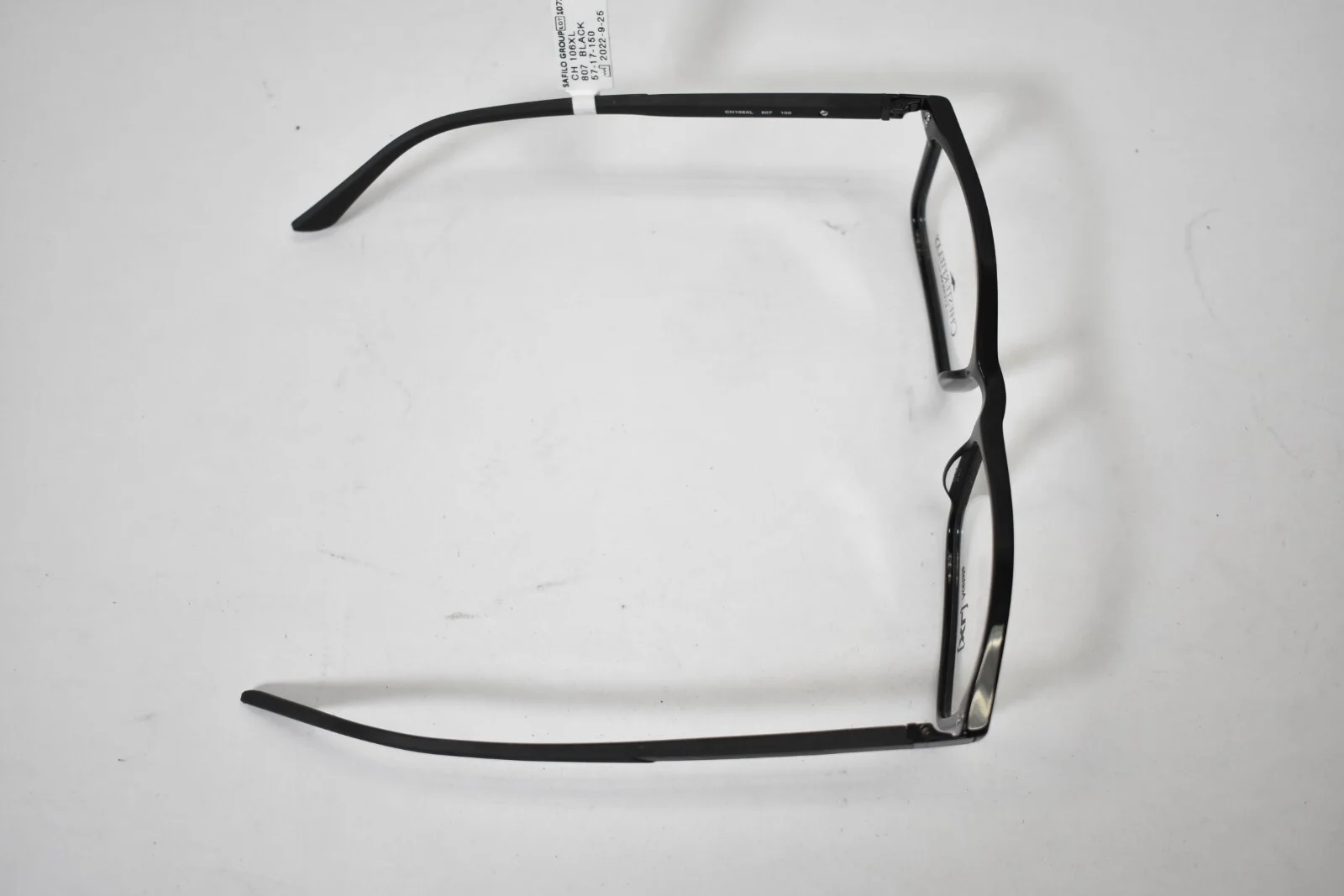 Chesterfield Eyewear XL Eyeglasses CH106XL 807 150 Blank Clear Lens Matte Black 4