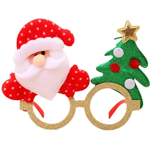 Christmas Eyeglasses Frame Xmas Tree Pattern Exquisite Kids Adult 2022 Xmas