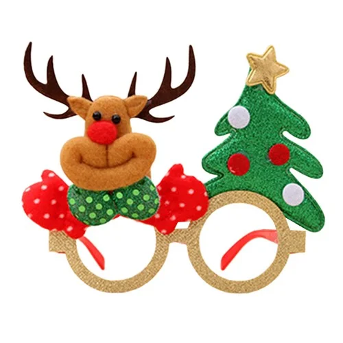 Christmas Eyeglasses Frame Xmas Tree Pattern Exquisite Kids Adult 2022 Xmas 4