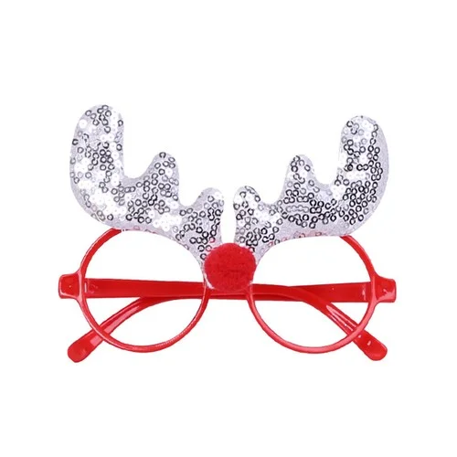 Christmas Glasses Compact Lovely Antlers Bowknot Xmas Eyeglasses Various Styles
