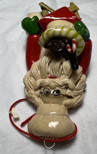 Christmas Ornament - Santa Claus - Eyeglasses - Gifts - Candy Cane - Baker 4