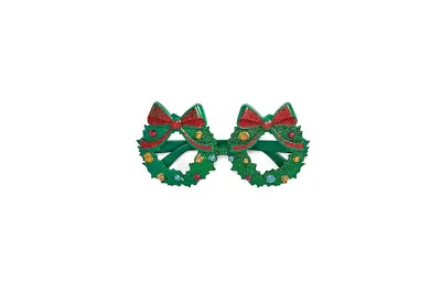 Christmas Wreath Novelty Eye Glasses 2
