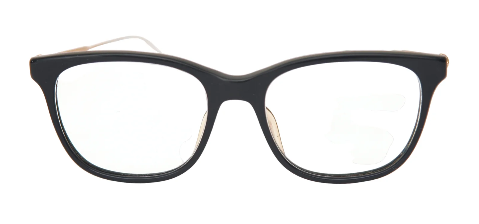 CHROME HEARTS Eyeglass Frames JEJE SPOT Navy Blue Gold Arms Eyewear