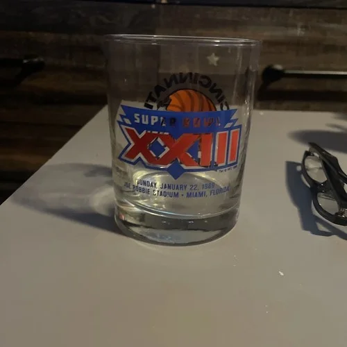 Cincinnati Bengals Super Bowl XXIII 23 1988 High Ball Glass 2