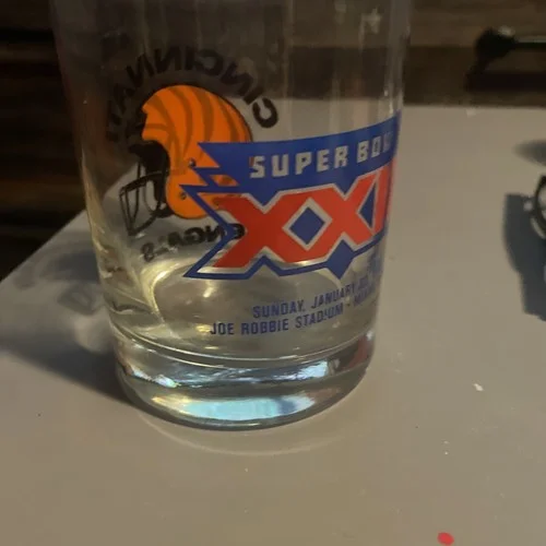 Cincinnati Bengals Super Bowl XXIII 23 1988 High Ball Glass 4