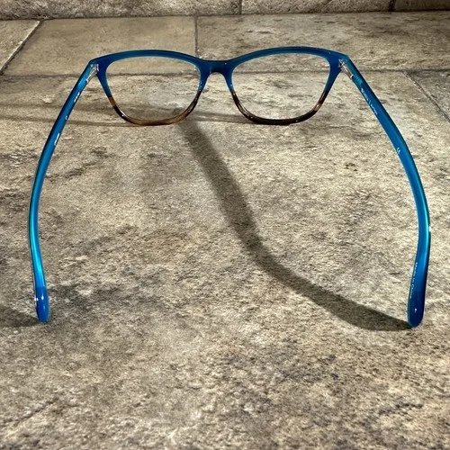 Cinzia Europa CIN-5086 C1 Teal Brown Tortoise Eyeglasses Frames 54-16-140 4
