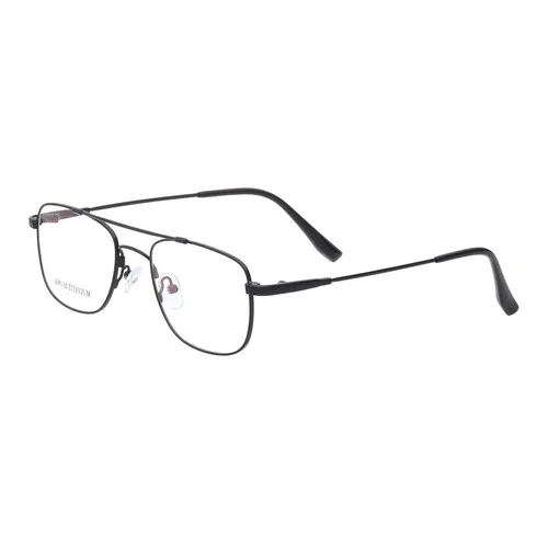 Classic Double Bridge Full Rim Flexible Titanium Alloy Eyeglasses Optical Frames
