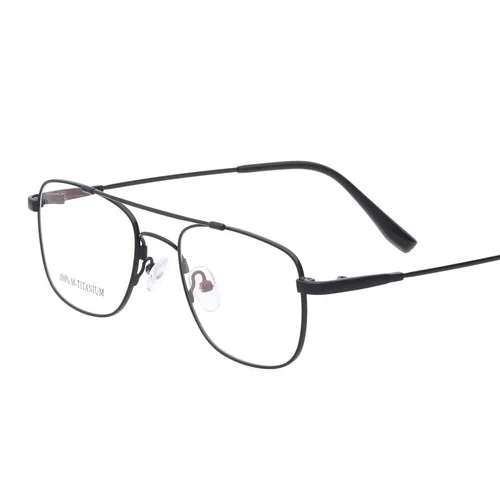 Classic Double Bridge Full Rim Flexible Titanium Alloy Eyeglasses Optical Frames 4