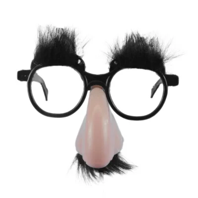 Classic Novelty Disguise Glasses With Nose Eyebrows Moustache Disguise Glasses