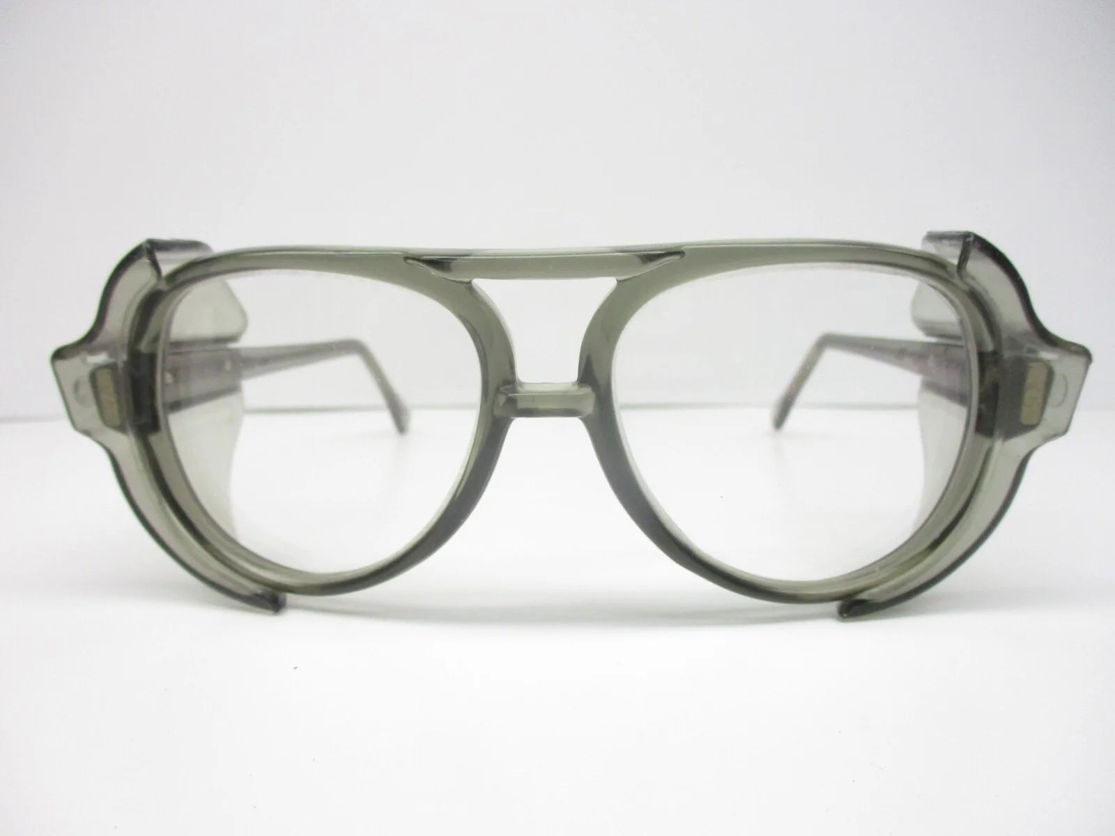 Classic Pilot Glasses Frame Clear Optical Eyeglasses Transparent Lens Metal Big Eyewear Unisex Fashion Brand Design Spectacle 3