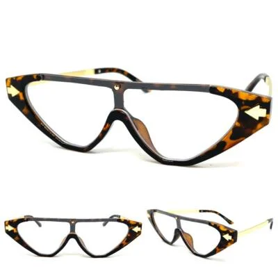 Classy Elegant Contemporary Modern Clear Lens EYE GLASSES Black Fashion Frame
