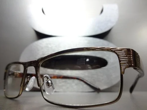 Classy Elegant Modern Contemporary Style Clear Lens EYE GLASSES Snake Skin Frame 2