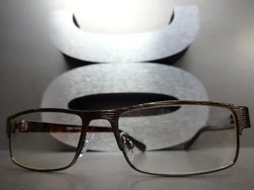 Classy Elegant Modern Contemporary Style Clear Lens EYE GLASSES Snake Skin Frame 3