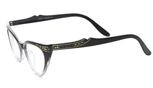 CLASSY Vintage Retro Style Clear Lens EYE GLASSES Round Gold Wood Wooden Frame 2