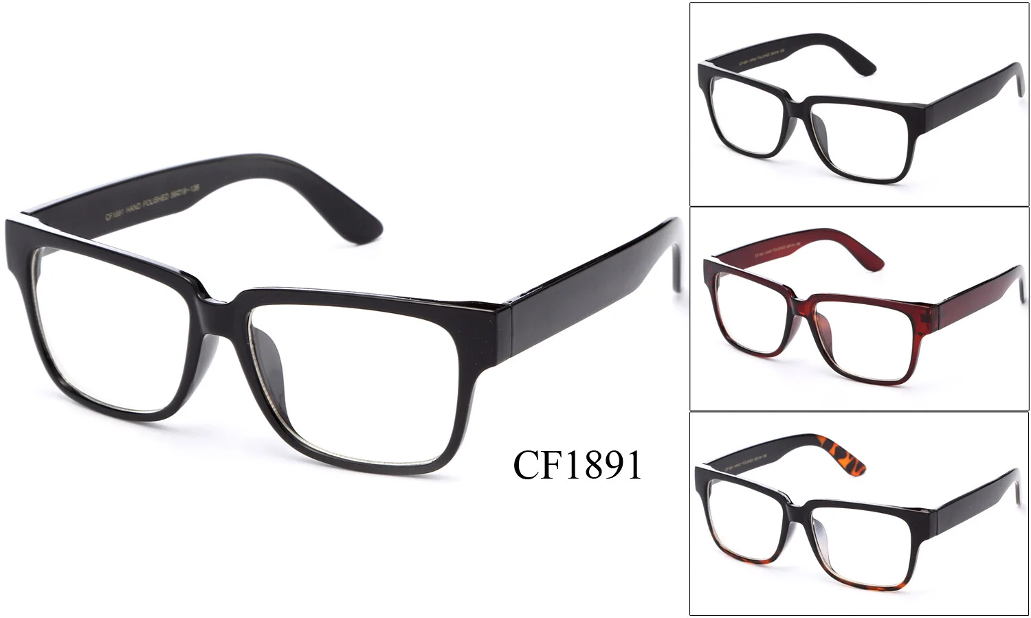 Clear Lens Glasses Classic Horn Rim Retro Square Nerd Fashion Eyewear UV 100%