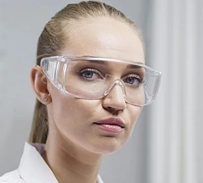 Clear Safety Glasses Anti-Fog Scratch Resistant Fit Over Eyeglasses Goggles I... 4