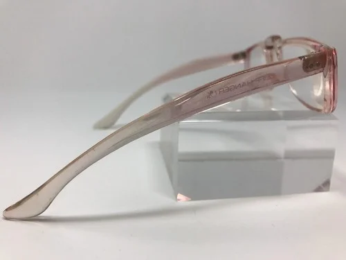 Cliff Hanger Pink Translucent Custom Boston Eyeglasses 46-24-131 L286 2