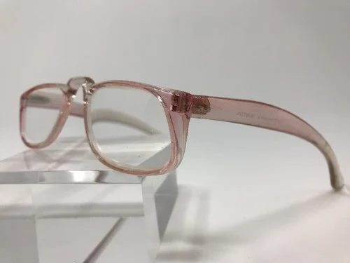 Cliff Hanger Pink Translucent Custom Boston Eyeglasses 46-24-131 L286 4
