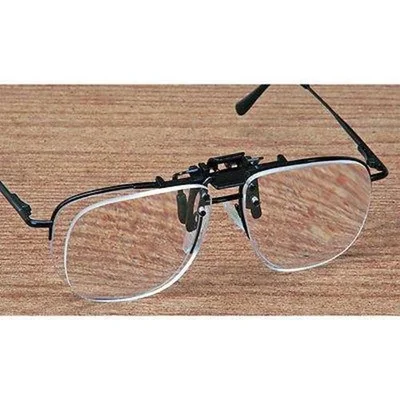 Clip On Flip Up Magnifier Eyeglasses Clipon Readers