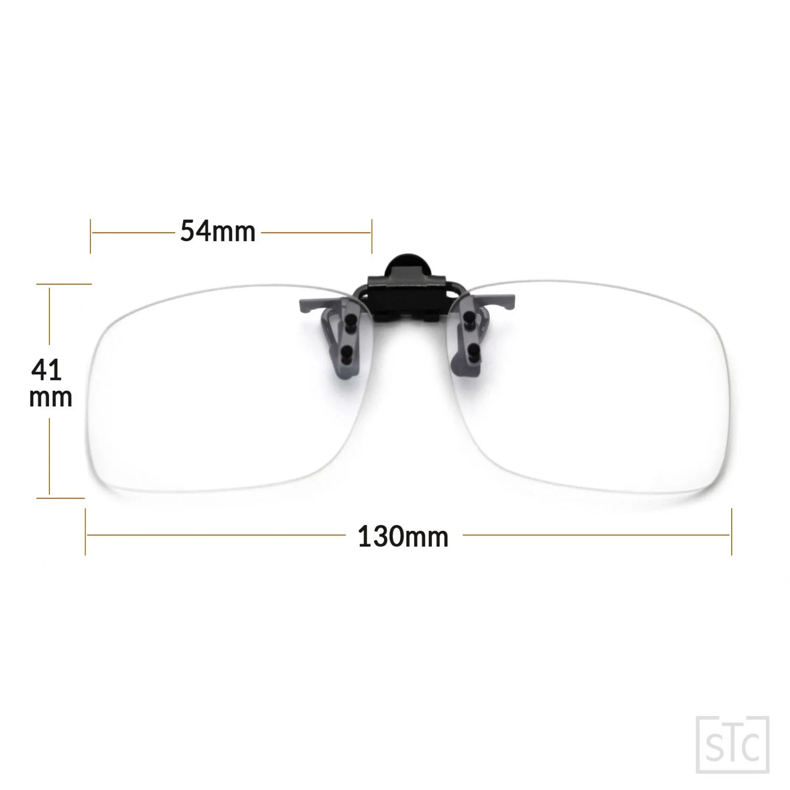 Clip-on Flip Up Rimless Magnifying, Clip onto Over Eyeglasses with case. +2.50 4
