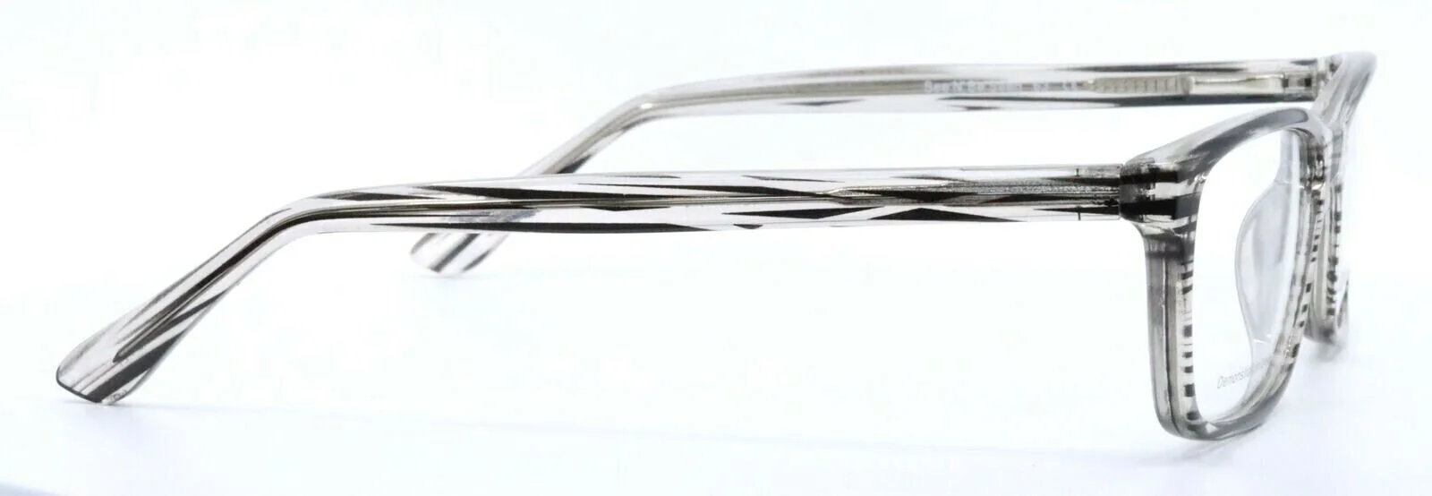 CN B CN 63 See N Be Seen by C.O.I. Gray Stripe Rectangular Eyeglasses 52-17-145 4
