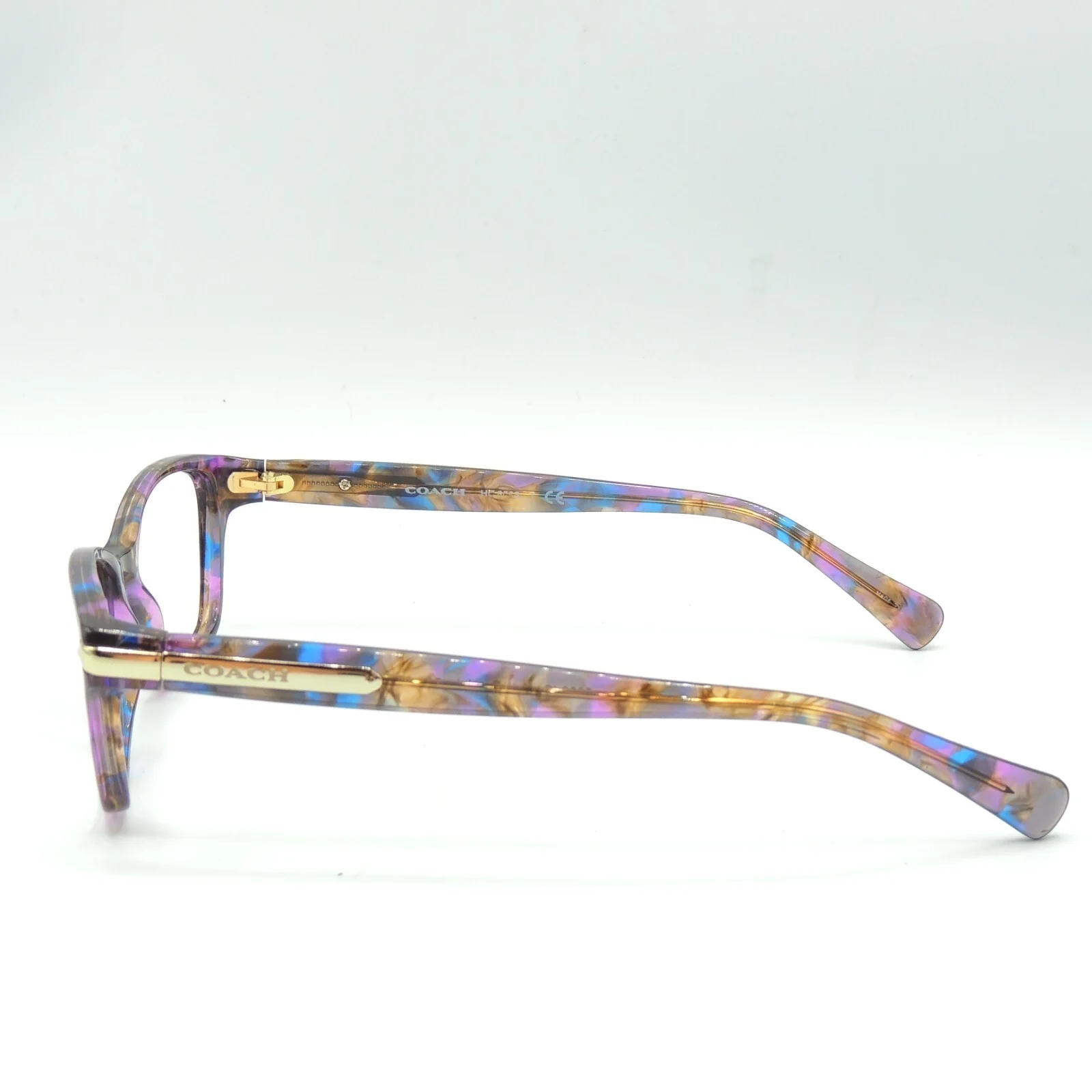 Coach 6065 5288 Confetti Purple Eyeglass Frames 51 17 135 3
