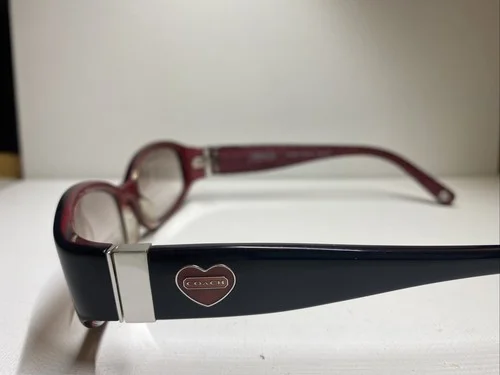 Coach 6078 Blue Plastic Rectangle Eyeglasses for Women 2