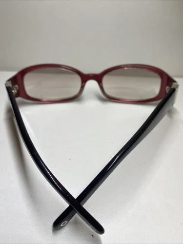 Coach 6078 Blue Plastic Rectangle Eyeglasses for Women 3