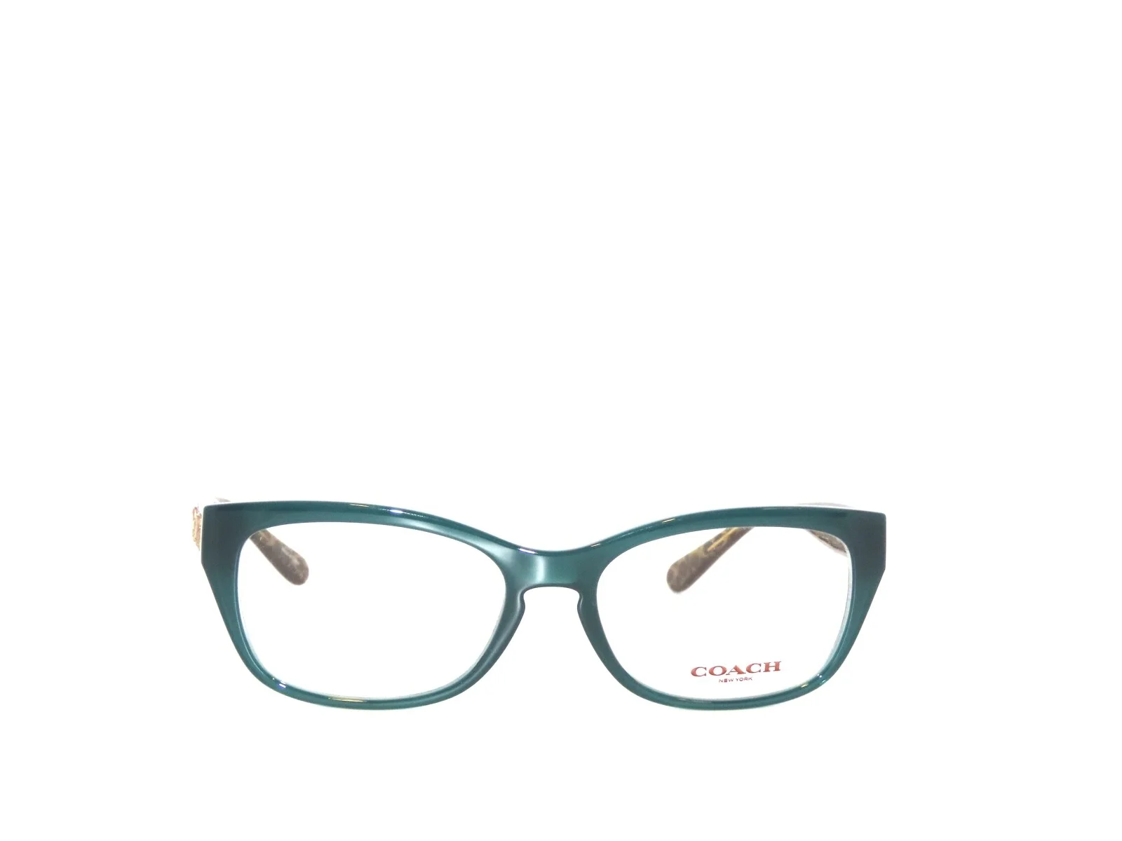 Coach 6104 5451 52 Teal Dark Tortoise Eyeglasses HC6104 2