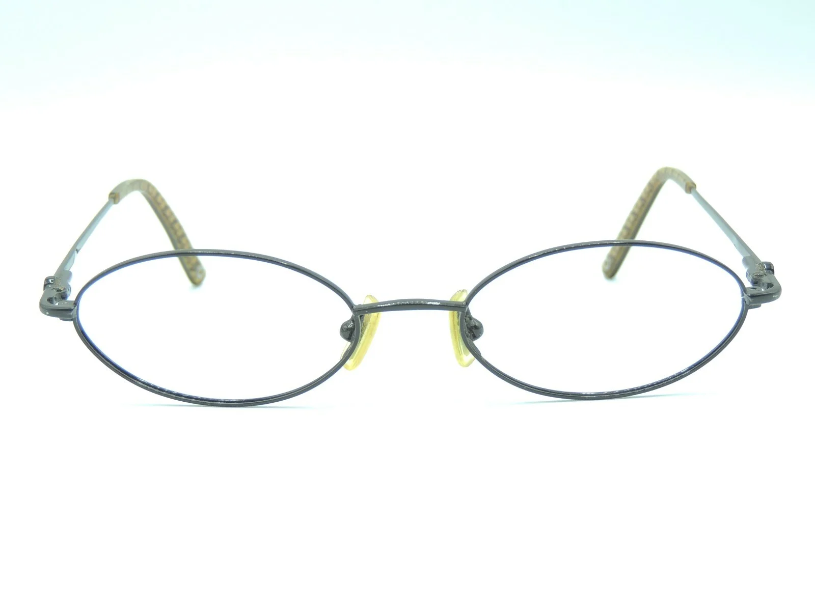 Coach Black Small Metal Oval Eyeglass Frames 49 17 2