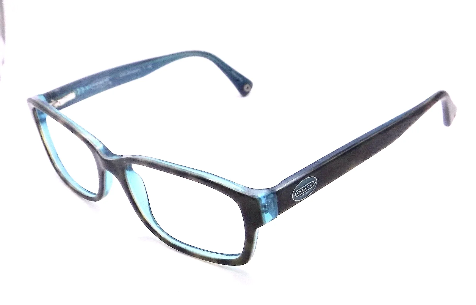 Coach Brooklyn HC 6040-5116 Eyeglasses Dark Tortoise Teal Frames 52-16-135